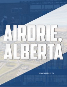 Airdrie, Alberta brochure cover.