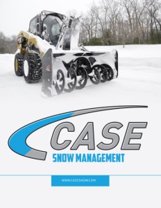 Case Snow Management brochure cover.