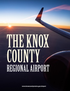 Knox County Regional Airport brochure cover.