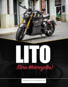 Lito (Sora Motorcycles) brochure cover.