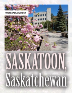 Saskatoon, Saskatchewan brochure cover.