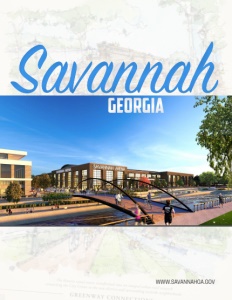 Savannah Georgia brochure cover.