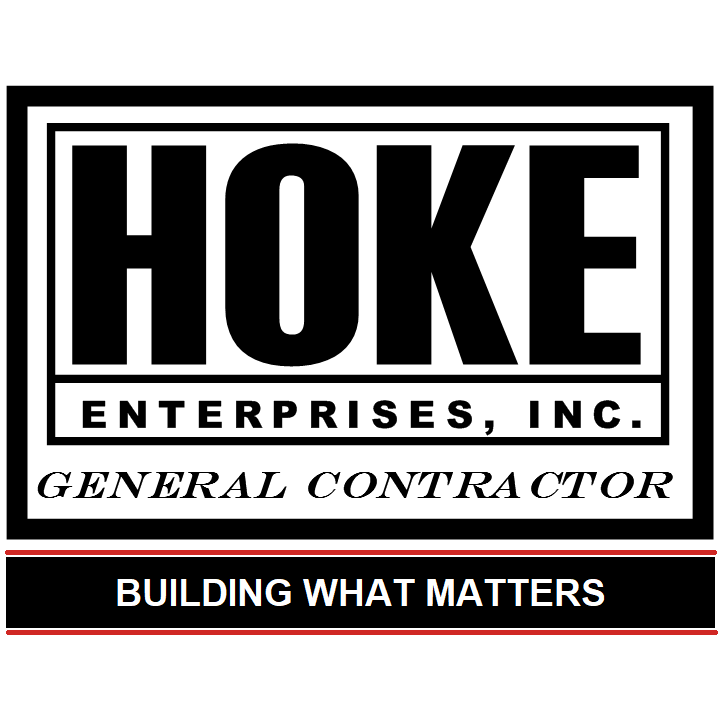 Hoke Enterprises Inc logo. General Contractor. Building What Matters.