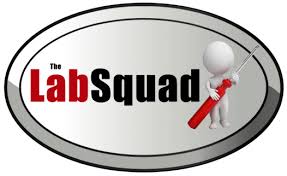 Lab Squad logo.