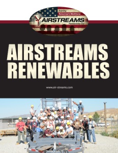 Airstreams Renewables brochure cover.