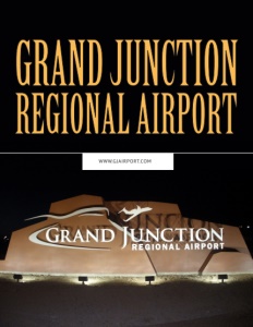 Grand Junction Regional Airport brochure cover.