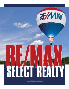 RE/MAX Select Realty brochure cover.