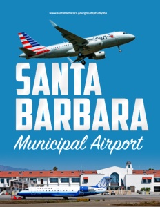 Santa Barbara Municipal Airport brochure cover.