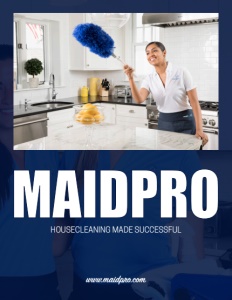 Maidpro brochure cover.