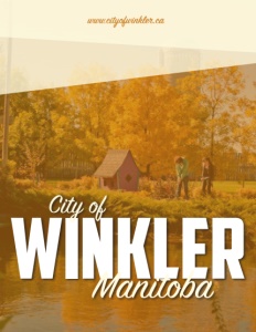 Winkler Manitoba brochure cover.