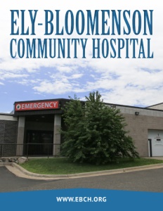 Ely-Bloomenson Community Hospital brochure cover.
