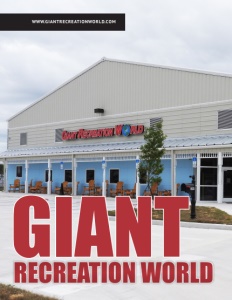Giant Recreation World brochure cover.