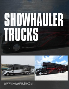 Showhauler Trucks brochure cover.