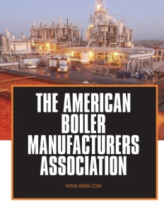 The American Boiler Manufacturers Association brochure cover.