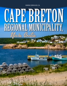 Cape Breton Regional Municipality, Nova Scotia brochure cover.