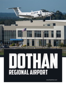 Dothan Regional Airport brochure cover.