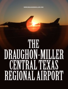 The Draughon-Miller Central Texas Regional Airport brochure cover.
