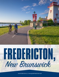 Fredericton, New Brunswick brochure cover.