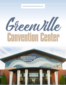 Greenville Convention Center brochure cover.
