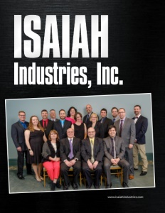 Isaiah Industries brochure cover.