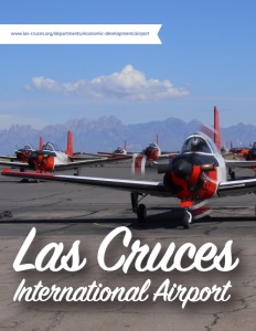 Las Cruces International Airport brochure cover.