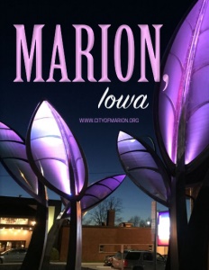 Marion, Iowa brochure cover.
