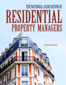 The National Association of Residential Property Managers brochure cover.
