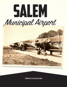 Salem Municipal Airport brochure cover.