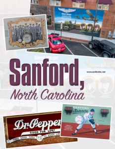 Sanford, North Carolina brochure cover.