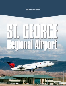St. George Regional Airport brochure cover.