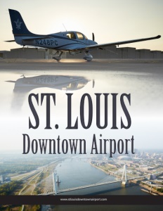 St. Louis Downtown Airport brochure cover.