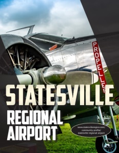 Statesville Regional Airport brochure cover.