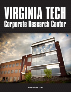 Virginia Tech Corporate Research Center brochure cover.