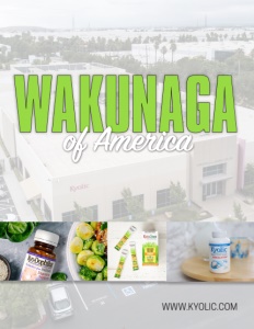 Wakunaga of America brochure cover.