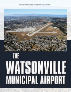 The Watsonville Municipal Airport brochure cover.