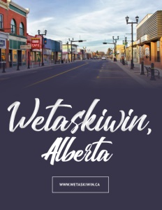 Wetaskiwin, Alberta brochure cover.