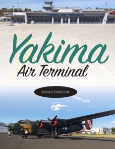 Yakima Air Terminal brochure cover.