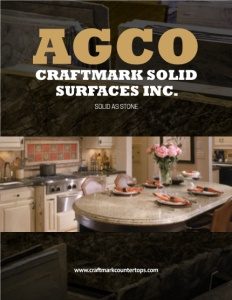 AGCO Inc./Craftmark Solid Surfaces Inc. brochure cover.