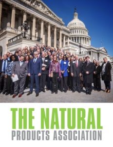 The Natural Products Association brochure cover.