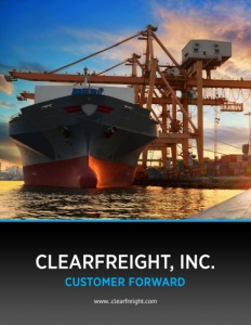 ClearFreight, Inc. brochure cover.