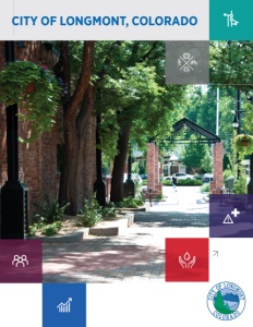 Longmont, Colorado brochure cover.