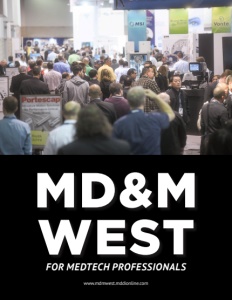 MD&M West brochure cover.