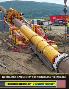 North American Society for Trenchless Technology brochure cover.