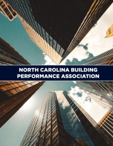 North Carolina Building Performance Association brochure cover.