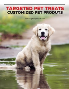 Targeted Pet Treats brochure cover.
