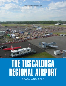 The Tuscaloosa Regional Airport brochure cover.
