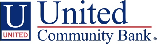 United Community Bank logo. UCBI Bank.