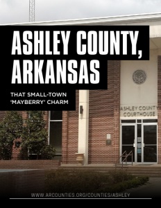 Ashley County, Arkansas brochure cover.