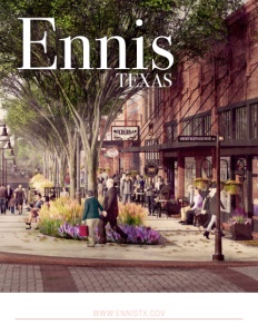 Ennis, Texas brochure cover. Click to view.