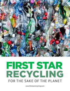 First Star Recycling brochure cover. Click to view.